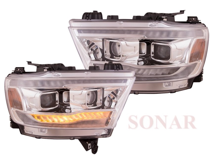 DG RM 15-00 '19-Up, Dual LED Projector Headlight, Sequential Indicator, DRL Function (For OE Halogen Headlight) (US Type)