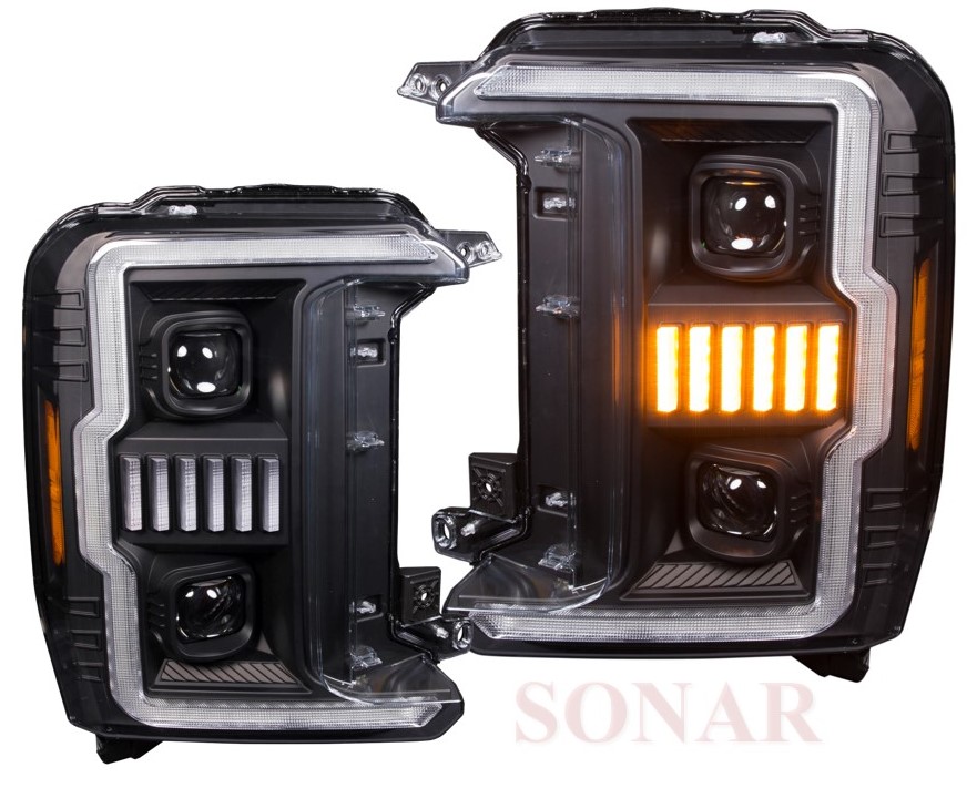 FD F25 '23-Up, Projector Headlight, Sequential Indicator (For OE Halogen Headlight) (US Type)