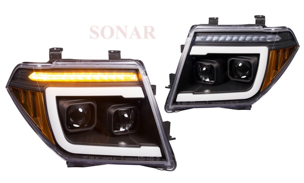 NS FRONTR '05-'21, Dual Projector Headlight, Sequential Indicator, DRL Function (US Type)