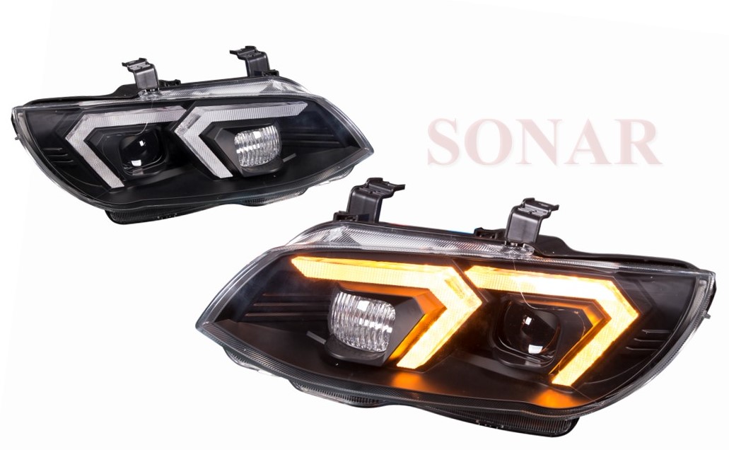 BM E-92 '10-'13, Projector Headlight W/HI-LO, Sequential Indicator, DRL Function (For OE HID W/O AFS) (EURO Type)