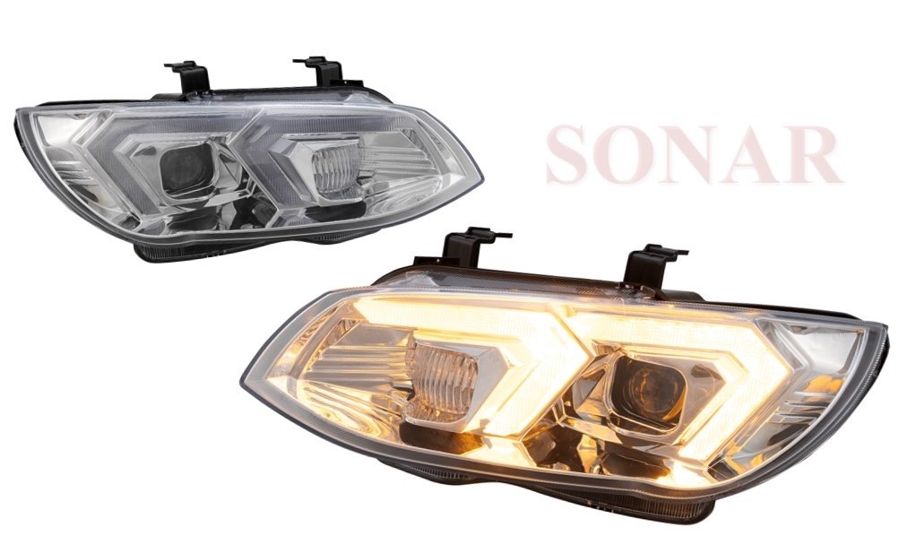 BM E-92 '10-'13, Projector Headlight W/HI-LO, Sequential Indicator, DRL Function (For OE HID W/AFS) (US Type)