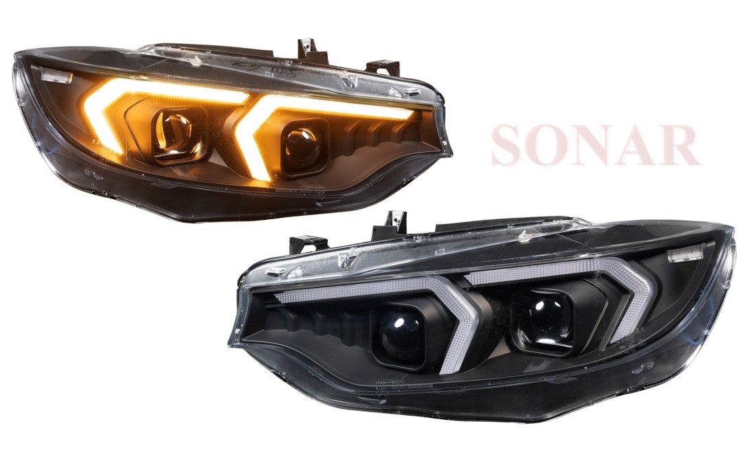 BM F-32 (4 SERS) '13-'17, W/HI-LO, DRL Function, LED Indicator (For OE HID W/O AFS) (EURO Type)