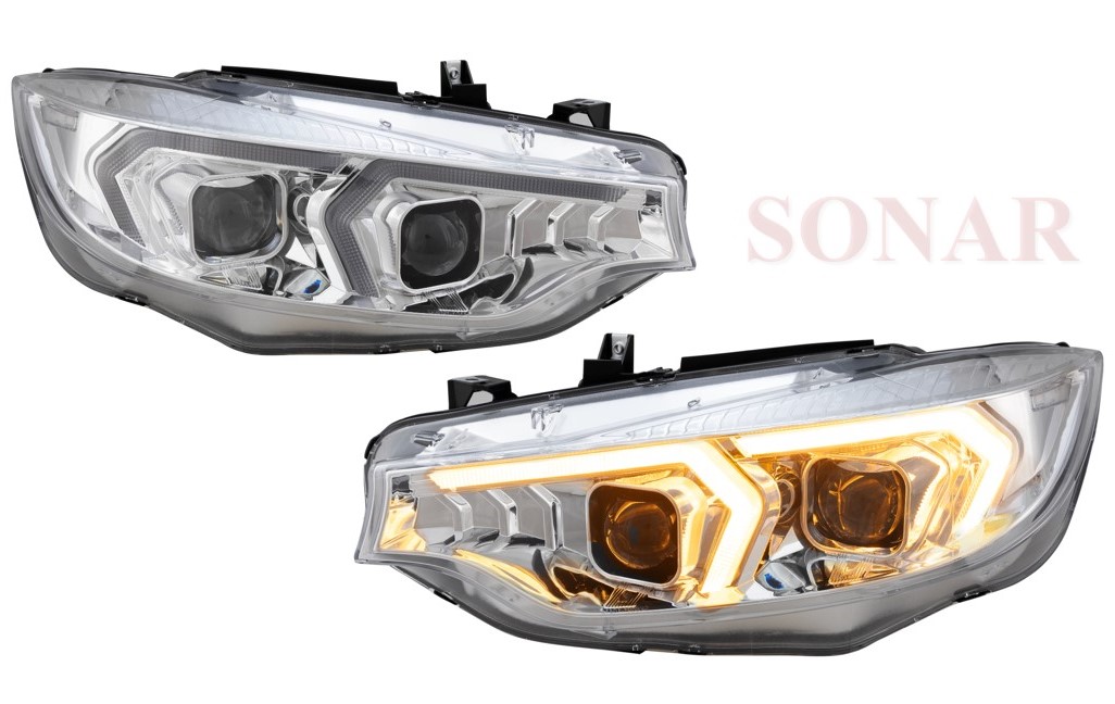 BM F-32 (4 SERS) '13-'17, Projector W/HI-LO, DRL Function, Sequential LED Indicator (For OE HID+AFS) (US Type)