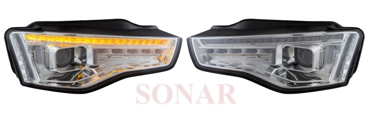 AD A-5  '13-'16, Projector W/HI-LO, Sequential Indicator, DRL Function (For OE Halogen Headlight) (EURO Type)