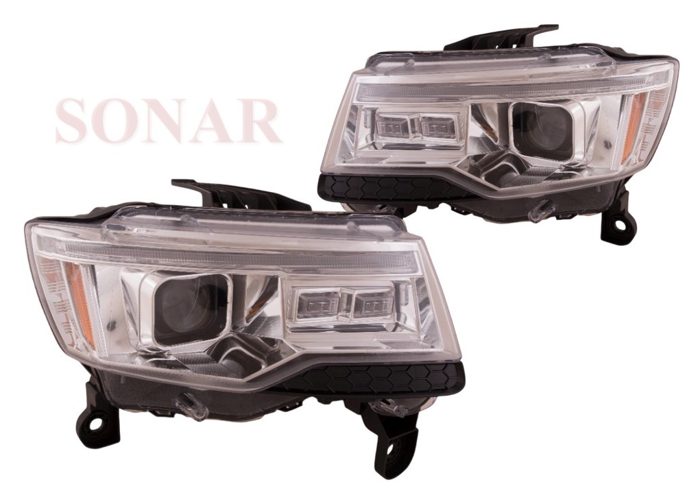 JEP GRAN CHROKE '14-'21, Projector Headlight W/HI-LO, Sequential Indicator, DRL Function (For OE HID W/O AFS) (US Type)