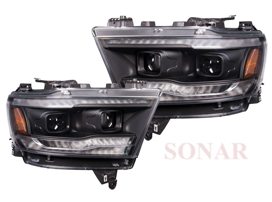 DG RM 15-00 '19-Up, Dual LED Projector Headlight, Sequential Indicator, DRL Function (For OE LED Headlight) (US Type)