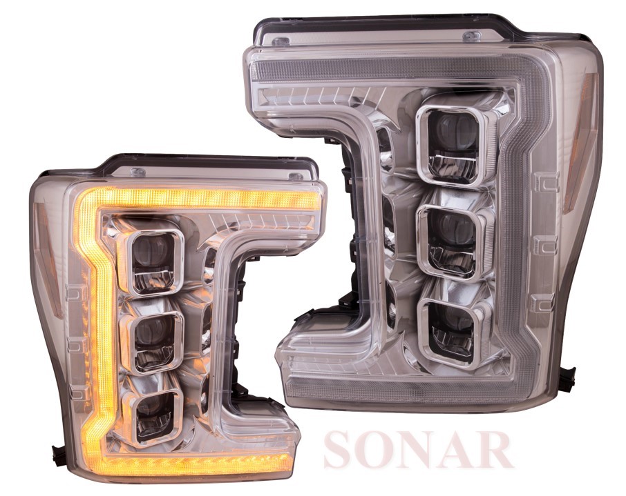 FD F25 '17-'19, Multi. LED Projector Headlight, Sequential Indicator, DRL Function (For OE Halogen Headlight) (US Type)